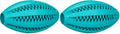 TRIXIE Hundespielzeug Denta Fun Rugby, mit Minzgeschmack – 11 cm (Packung mit 2)
