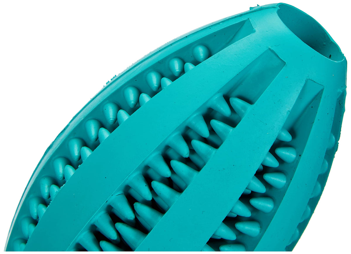 TRIXIE Hundespielzeug Denta Fun Rugby, mit Minzgeschmack – 11 cm (Packung mit 2)